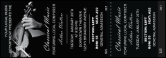 Classical Music Reserved Event Ticket