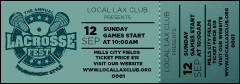 Lacrosse Event Ticket