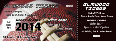 Football Schedule Event Ticket