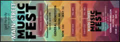 Music Festival Reserved Event Ticket
