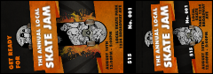 Skateboarding Event Ticket