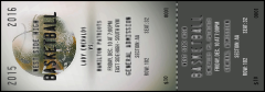 Basketball Schedule Reserved Event Ticket