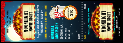 Movie Night Reserved Event Ticket