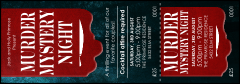 Murder Mystery Event Ticket