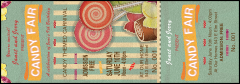 Retro Candy Event Ticket