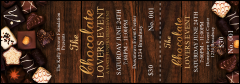 Chocolate Event Ticket