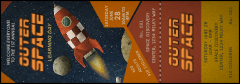 Spaceship Event Ticket