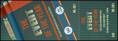 Retro Stripes Event Ticket