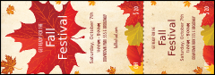 Fall Leaves Event Ticket