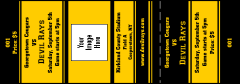 Sports Ticket Black & Yellow
