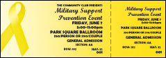 Yellow Ribbon Reserved Event Ticket