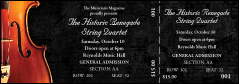 Violin Black Reserved Event Ticket