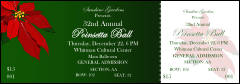 Christmas Poinsettia 002 Reserved Event Ticket