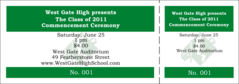 Graduation General Admission Ticket 005