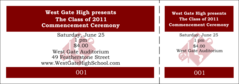 Graduation General Admission Ticket 003