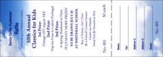 Blue Skies Raffle Ticket