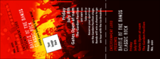 Rock Concert Red Event Ticket