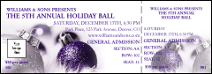 Christmas Ornament Purple Reserved Event Ticket