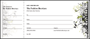 Fashion Show Gift Certificate