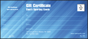 Blue Stripes Gift Certificate 002