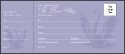 Swan Gift Certificate 002