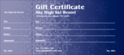 Blizzard Gift Certificate