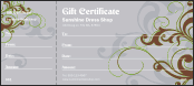 Swirls Gift Certificate