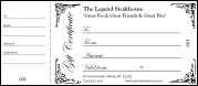 Black and White Gift Certificate 002