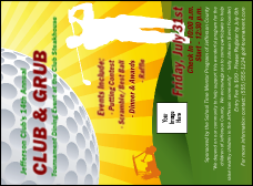 Golf Backswing Invitation