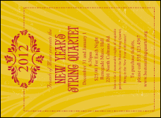 Year Gold Semi-Formal Invitation