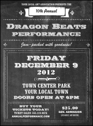 Retro Chalkboard Invitation