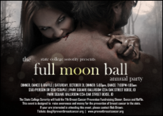 Vampire at Dusk Invitation