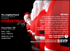 Santa Lineup Invitation