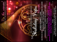 Symphony Holiday Pops Invitation