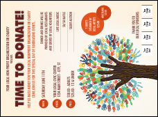 Fundraiser Tree Invitation