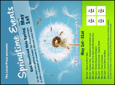 Dandelion Invitation