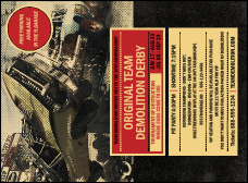 Demolition Derby Invitation