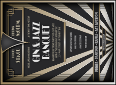 Roaring 20s Invitation