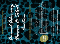 Animal Print Invitation