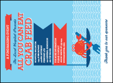 Crab Feed Invitation