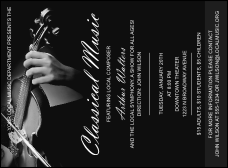 Classical Music Invitation