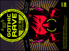 Goth Rave Invitation
