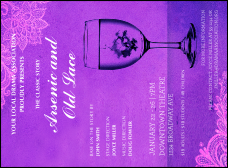 Arsenic & Old Lace Invitation