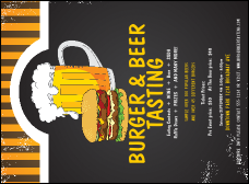 Burgers and Beer Invitation