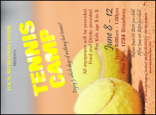 Tennis Camp Invitation