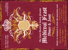 Medieval Banquet Invitation