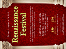 Renaissance Invitation