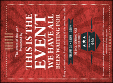 Retro Sunburst Invitation