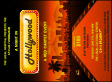 Hollywood Skyline Invitation