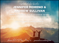 Outdoors Wedding Invitation
